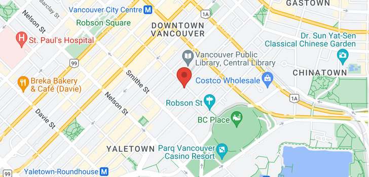 map of 290 ROBSON STREET